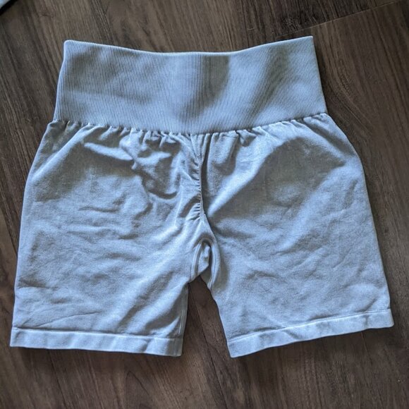 YoungLA - Scrunch Athletic Bike Shorts W111 | Size Medium | Gray Wash - Picture 2 of 10